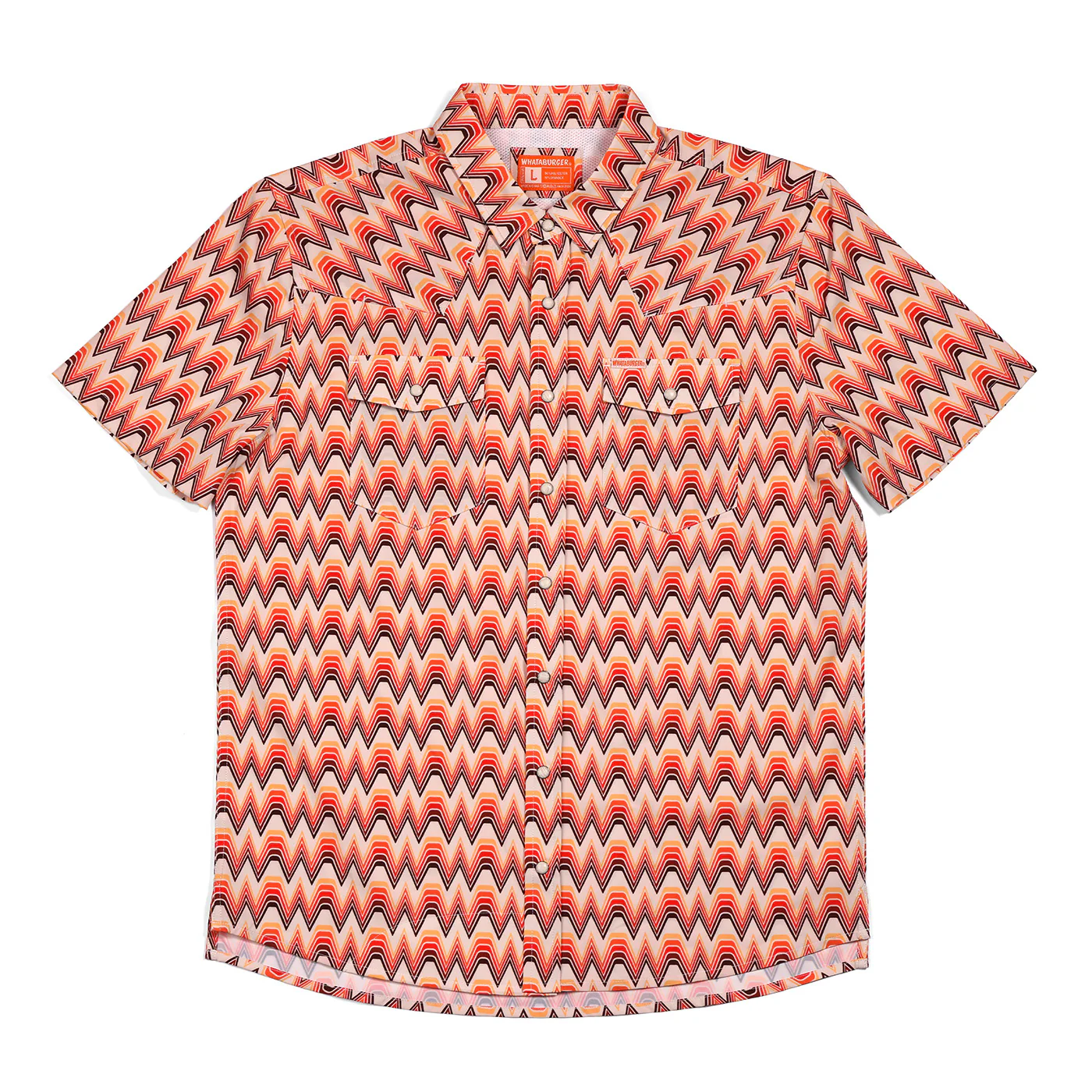 70s W Button Up