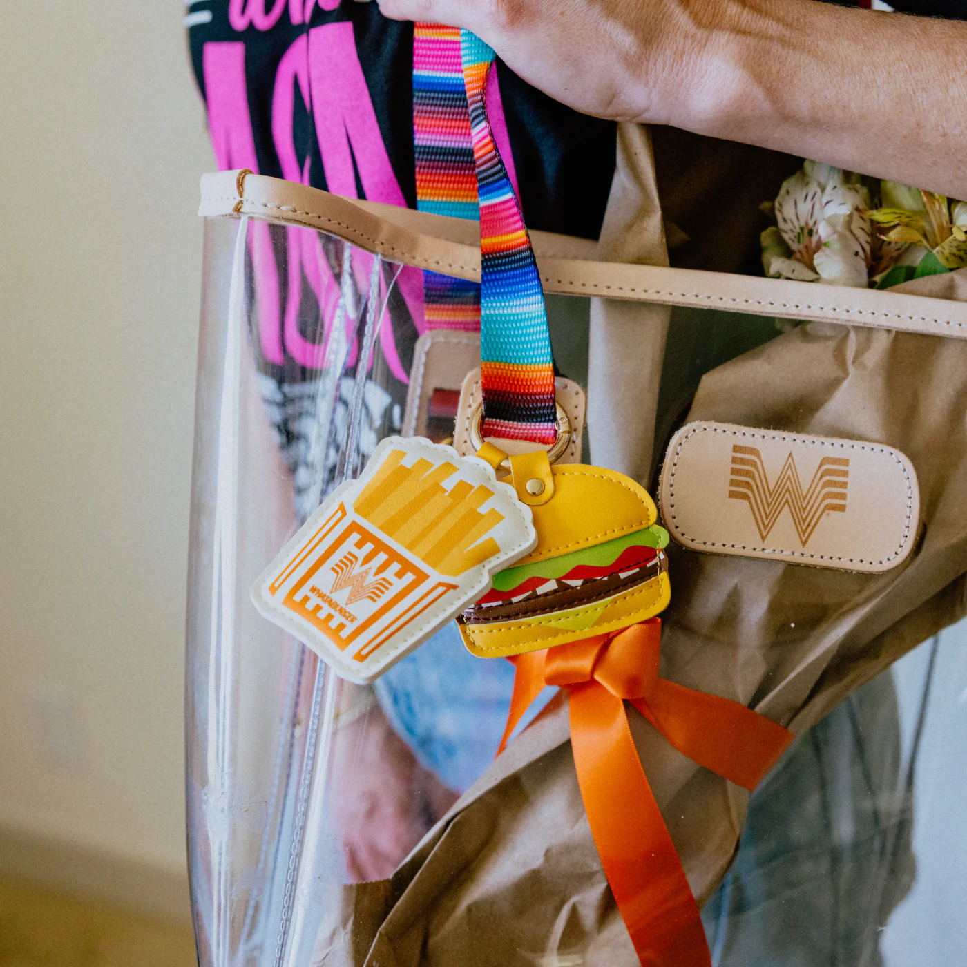 Burger & Fries Bag Charm Set - Image 2
