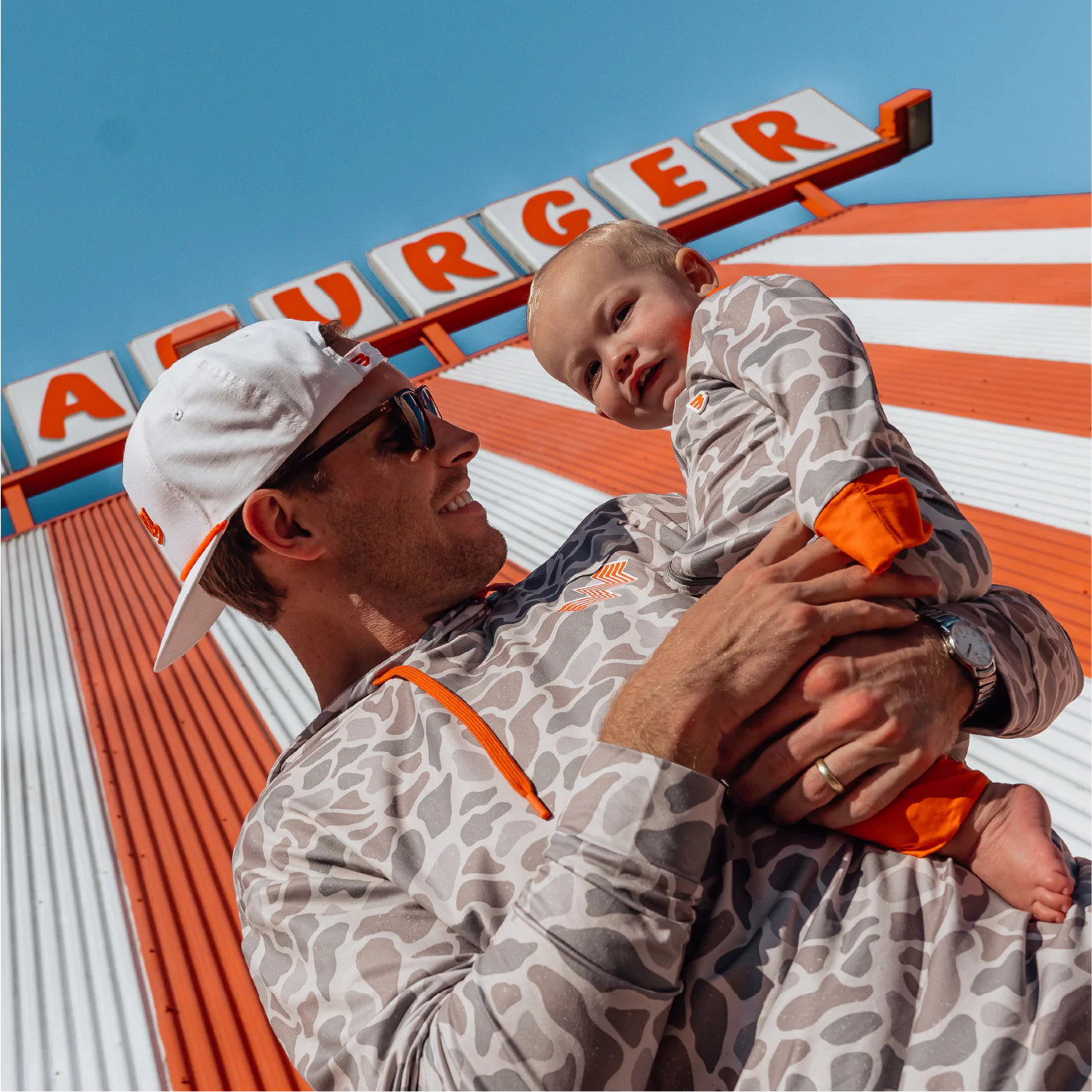 Burlebo x Whataburger WHATA Classic Deer Camo Baby Zip Up - Image 5