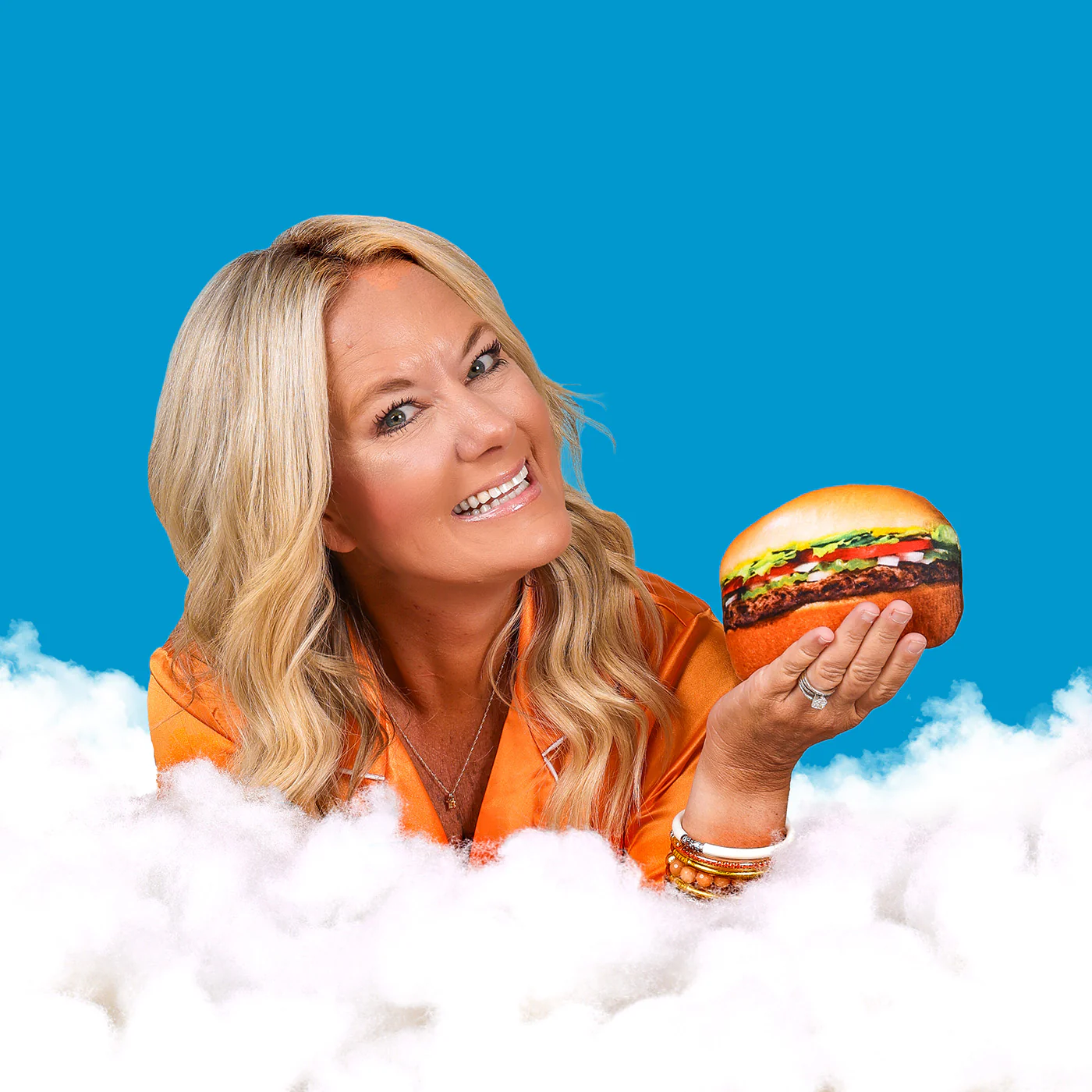 Mini #1 Burger Pillow - Image 2