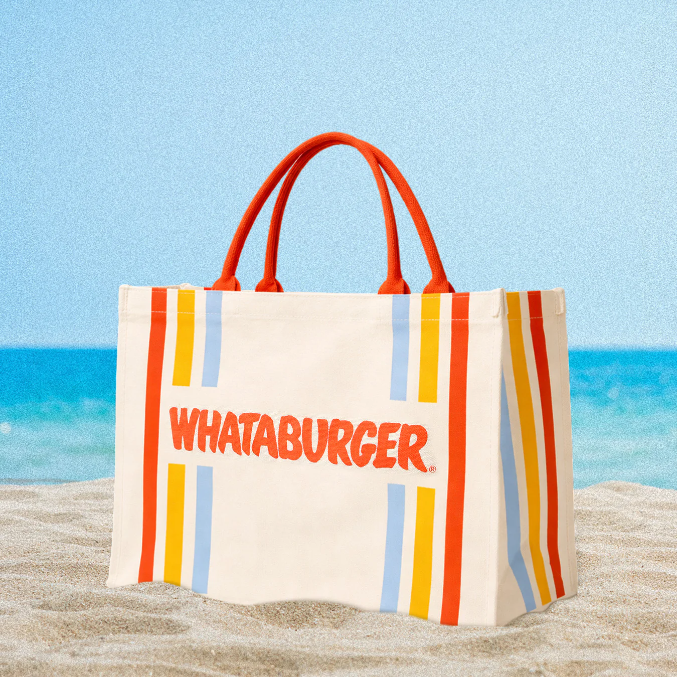 Striped Canvas Bag - Image 2