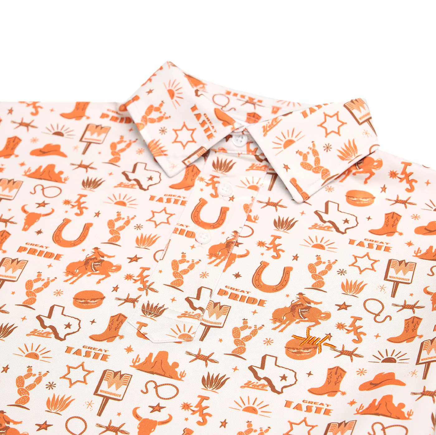 Texas Standard x Whataburger Outlaw Polo - Image 3