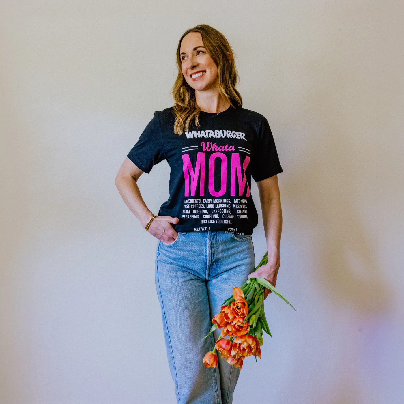 WhataMom Ingredient Black Tee - Image 2