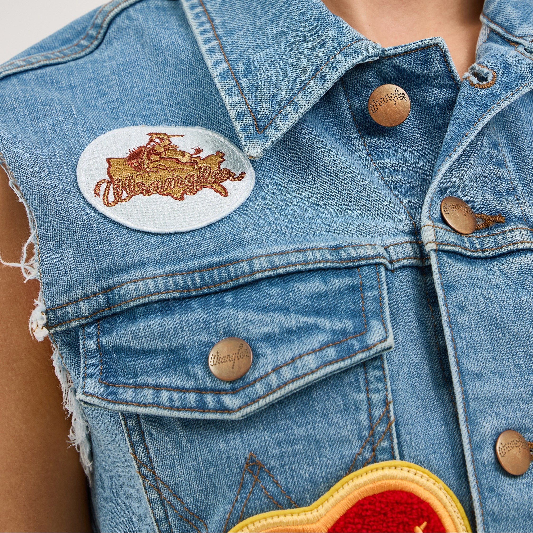 Wrangler® x Whataburger® Ladies Cut-Off Vest - Image 4