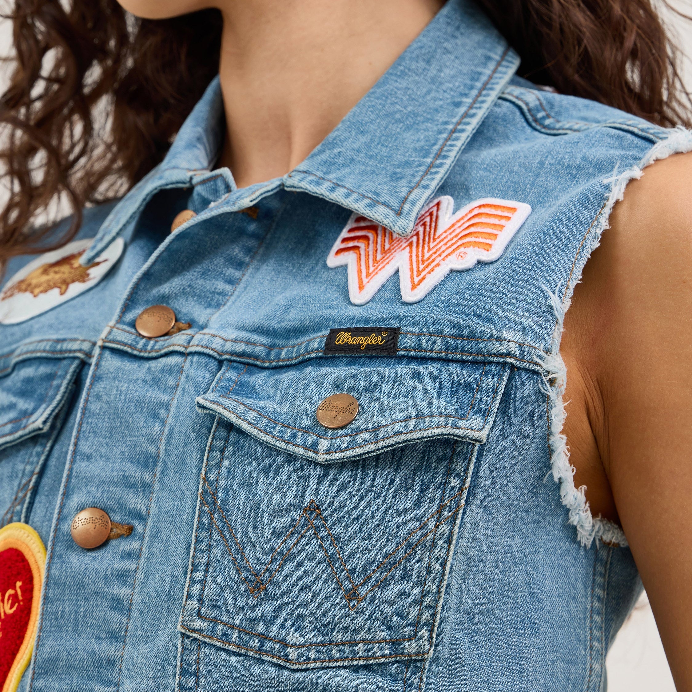 Wrangler® x Whataburger® Ladies Cut-Off Vest - Image 5