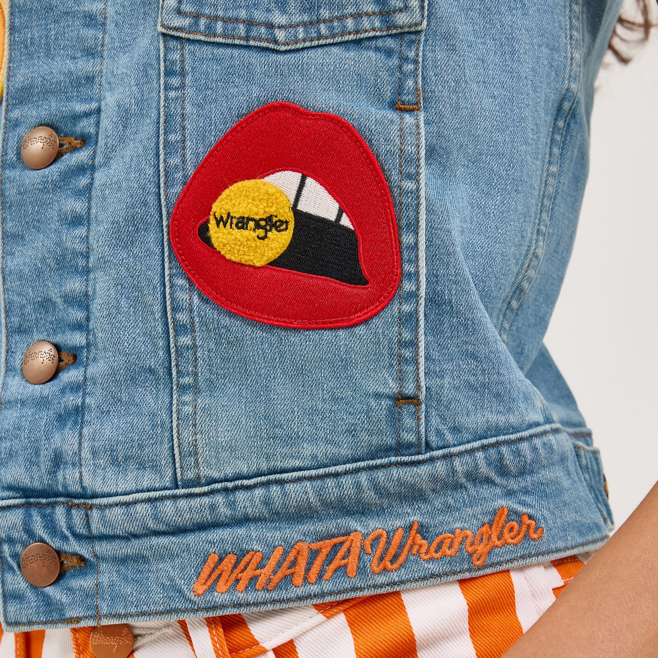 Wrangler® x Whataburger® Ladies Cut-Off Vest - Image 6