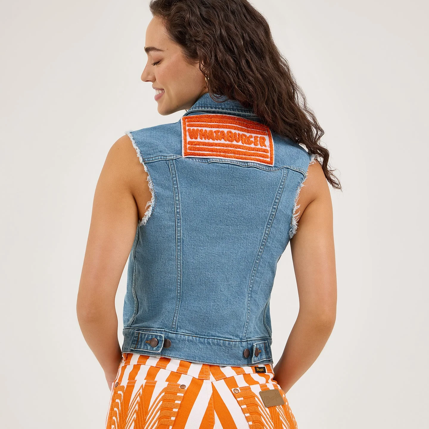 Wrangler® x Whataburger® Ladies Cut-Off Vest - Image 9
