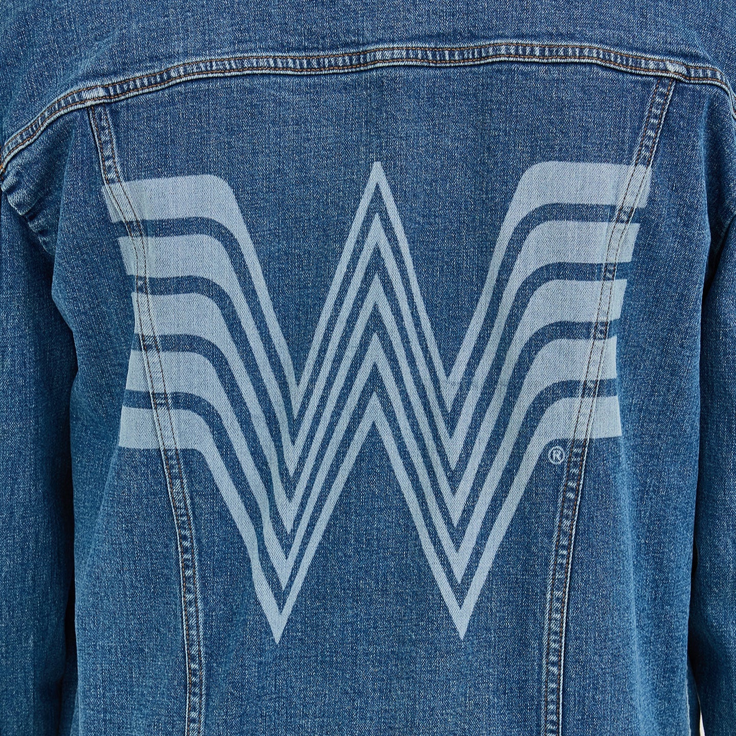 Wrangler® x Whataburger® Men's Laser Denim Jacket - Image 4