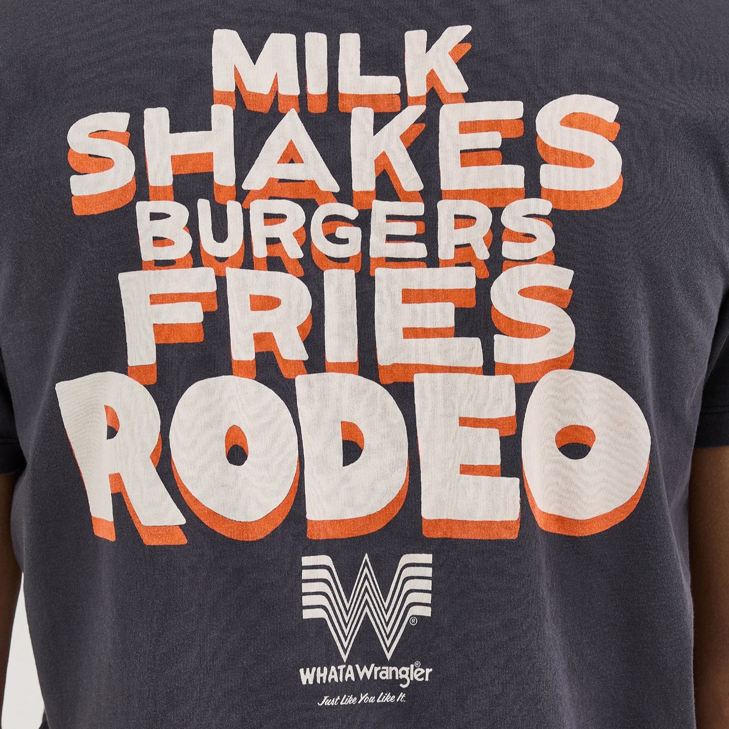 Wrangler® x Whataburger® Cowboy Graphic Black T-Shirt - Image 6