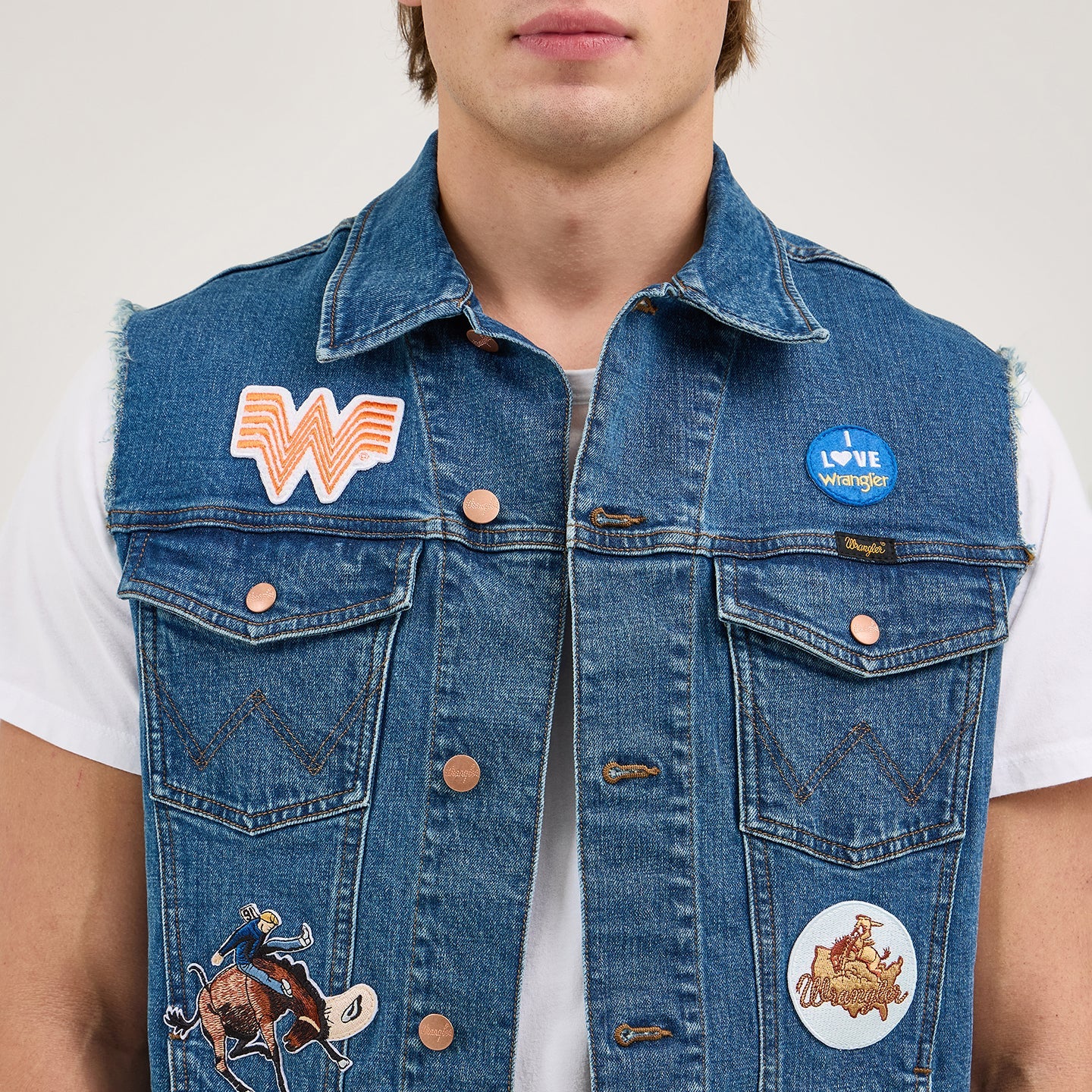Wrangler® x Whataburger® Men's Cut-Off Vest - Image 9
