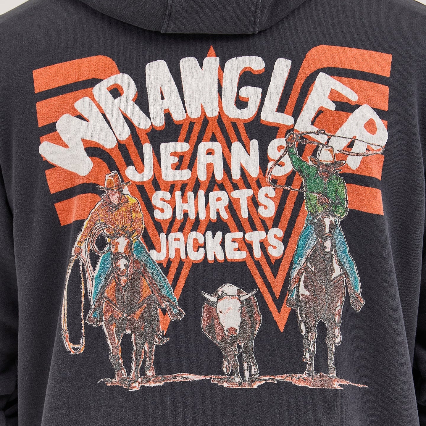 Wrangler® x Whataburger® Faded Black Hoodie - Image 4
