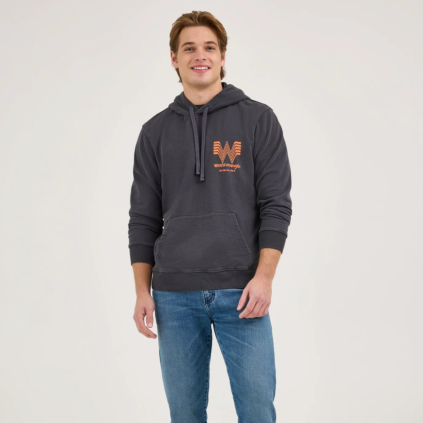 Wrangler® x Whataburger® Faded Black Hoodie - Image 6